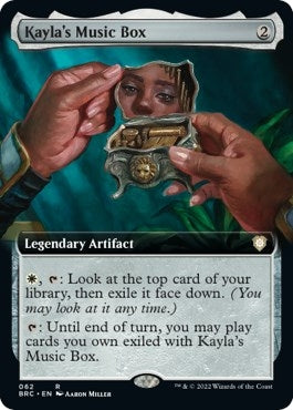 Kayla’s Music Box (Extended Art) (62) [BRC] - MTG Single