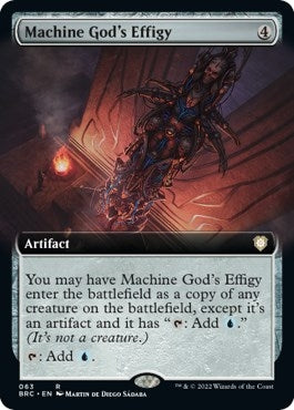 Machine God’s Effigy (Extended Art) (63) [BRC] - MTG Single