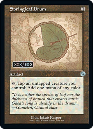 Springleaf Drum (Schematic) (Serial Numbered) (118) [BRR] - MTG Single