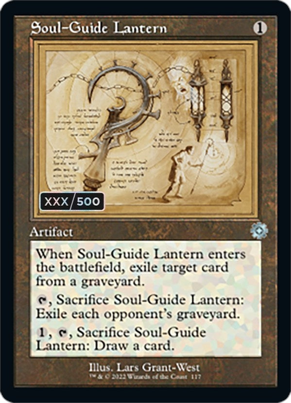 Soul-Guide Lantern (Schematic) (Serial Numbered) (117) [BRR] - MTG Single