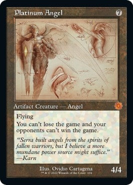 Platinum Angel (Schematic) (104) [BRR] - MTG Single