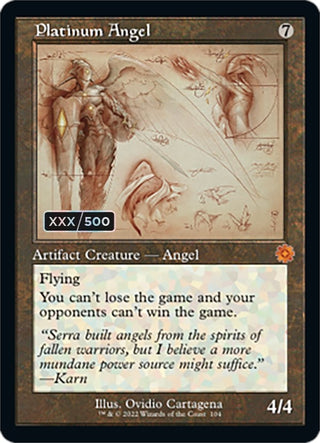 Platinum Angel (Schematic) (Serial Numbered) (104) [BRR] - MTG Single