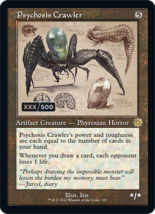 Psychosis Crawler (Schematic) (Serial Numbered) (107) [BRR] - MTG Single