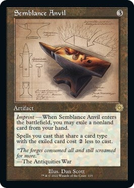 Semblance Anvil (Schematic) (115) [BRR] - MTG Single