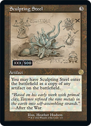Sculpting Steel (Schematic) (Serial Numbered) (113) [BRR] - MTG Single