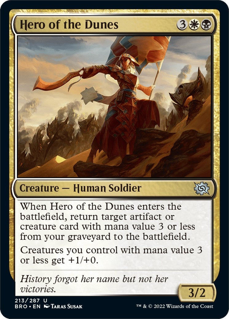 Hero of the Dunes (213) [BRO] - MTG Single