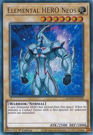 Elemental HERO Neos (Ultra Pharaoh’s Rare) (106) (MAMA) - YuGiOh Single
