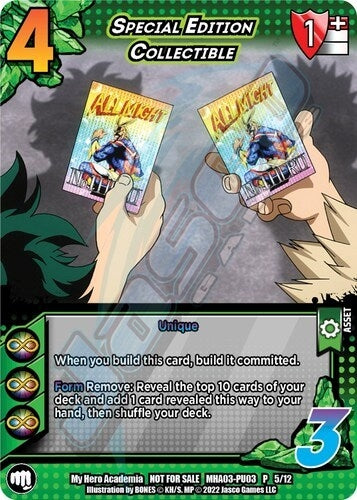 Special Edition Collectible (Plus Ultra Pack 3) (3512) [MHAP] - UniVersus Single