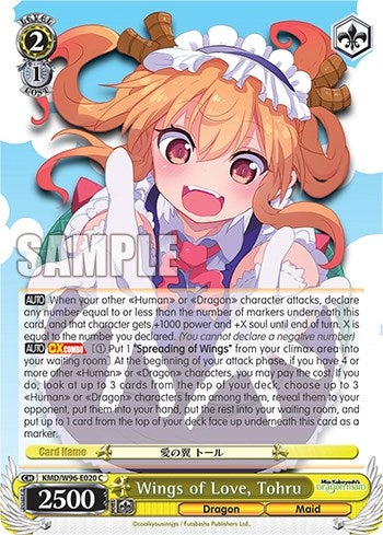 Wings of Love Tohru (96020) [KMD] - Weiss Schwarz Single