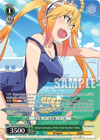 School Swimsuits Perfect Pool Weather! Tohru (OFR) (96026) [KMD] - Weiss Schwarz Single