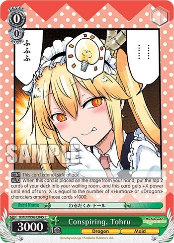 Conspiring Tohru (96045) [KMD] - Weiss Schwarz Single