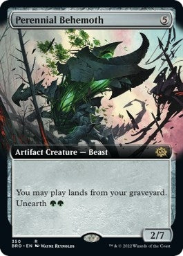 Perennial Behemoth (Extended Art) (350) [BRO] - MTG Single