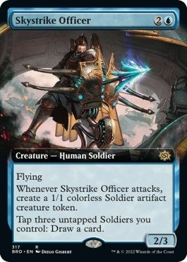 Skystrike Officer (Extended Art) (317) [BRO] - MTG Single