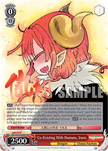Co-Existing With Humans Iruru (MDR) (96064) [KMD] - Weiss Schwarz Single