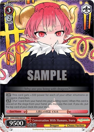 Conversation With Humans Iruru (96072) [KMD] - Weiss Schwarz Single