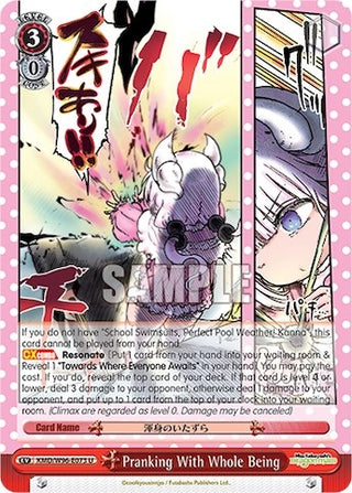 Pranking With Whole Being (96073) [KMD] - Weiss Schwarz Single