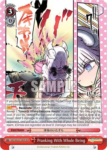 Pranking With Whole Being (MDR) (96073) [KMD] - Weiss Schwarz Single