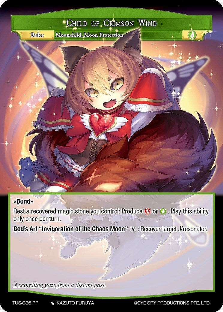 Child of Crimson Wind (36) [TUS] - Force of Will Single