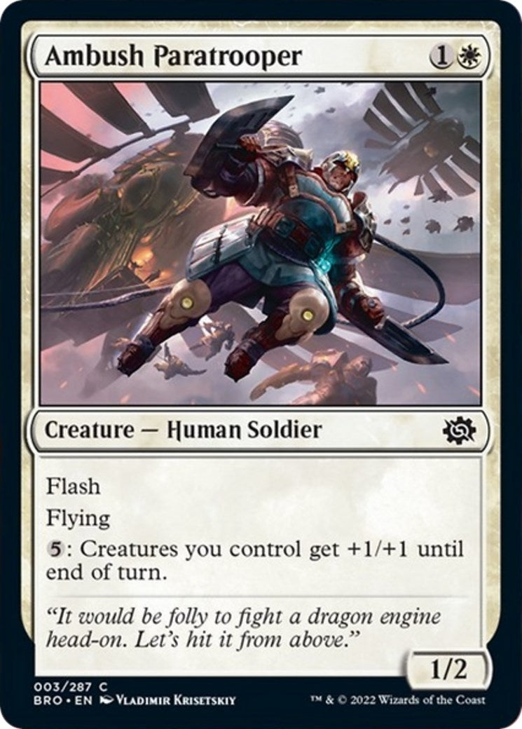 Ambush Paratrooper (3) [BRO] - MTG Single