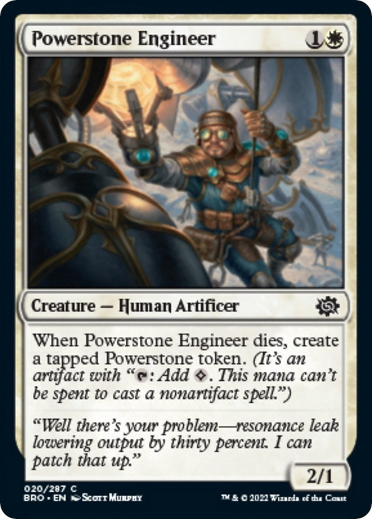Powerstone Engineer (20) [BRO] - MTG Single