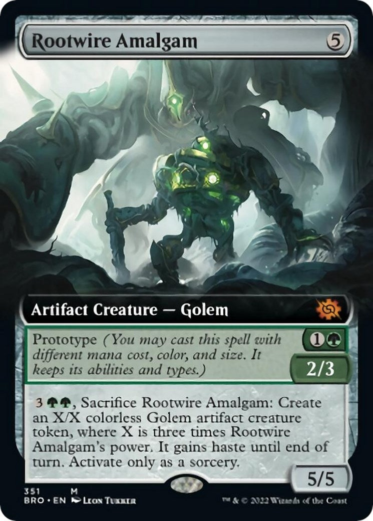 Rootwire Amalgam (Extended Art) (351) [BRO] - MTG Single