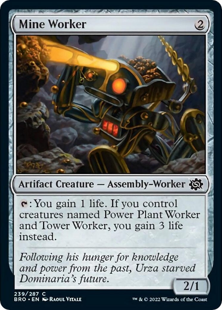Mine Worker (239) [BRO] - MTG Single