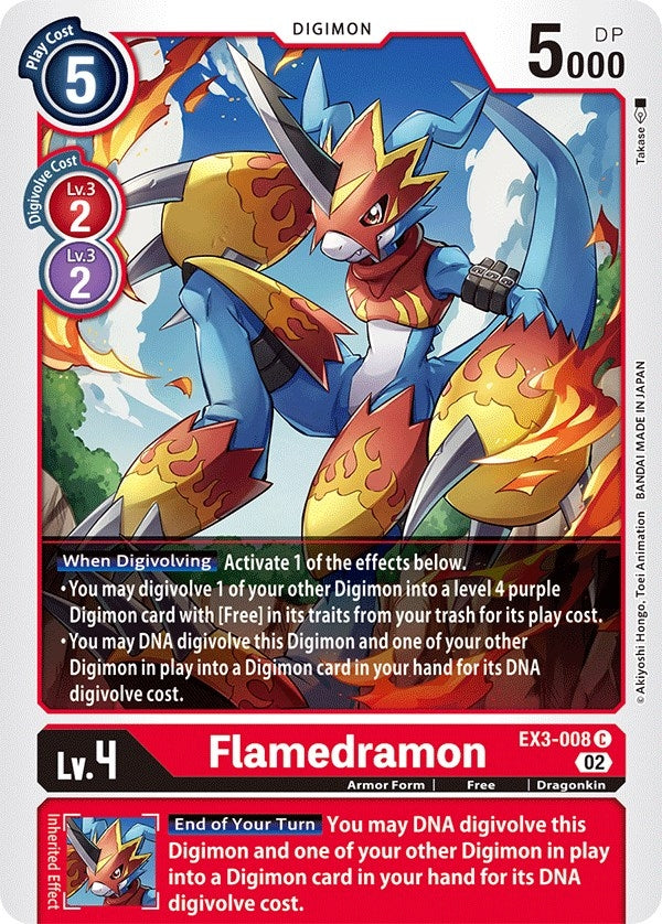 Flamedramon (3008) [EX03] - Digimon Card Game Single