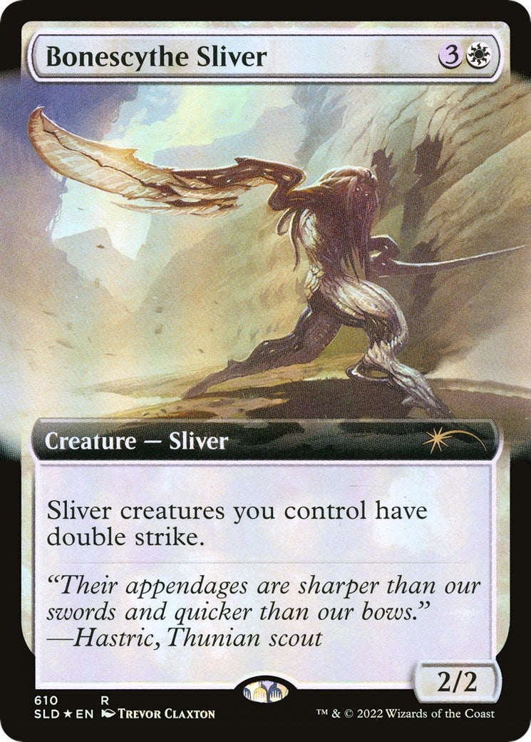 Bonescythe Sliver (Extended Art) (610) [SLD] - MTG Single