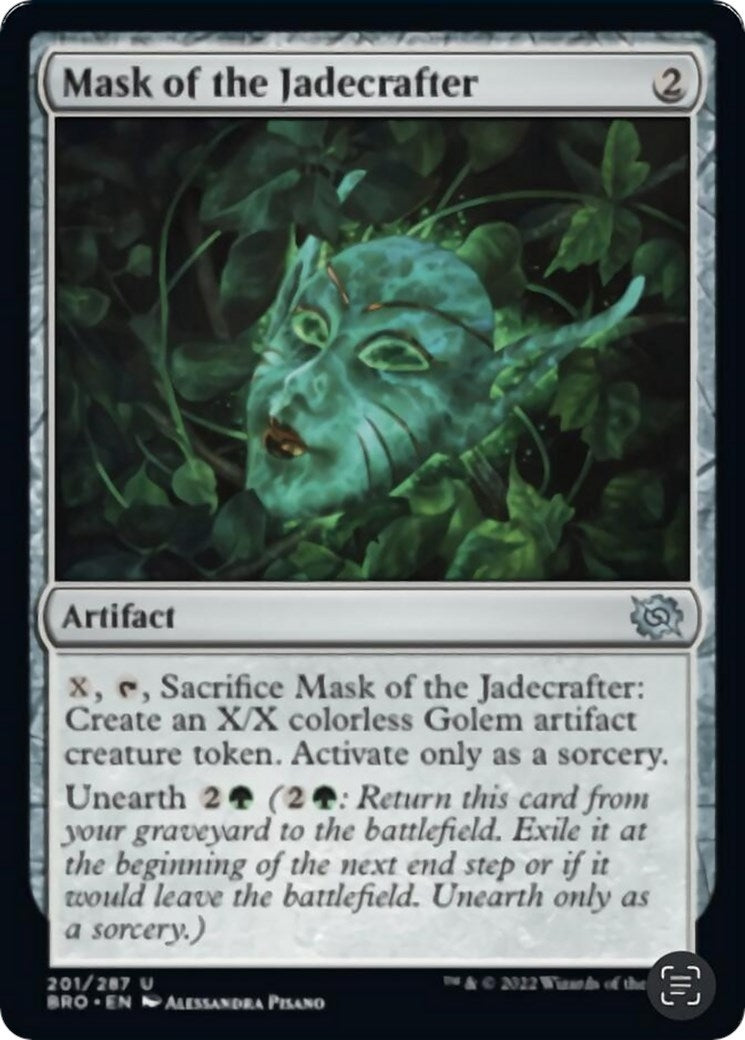 Mask of the Jadecrafter (201) [BRO] - MTG Single