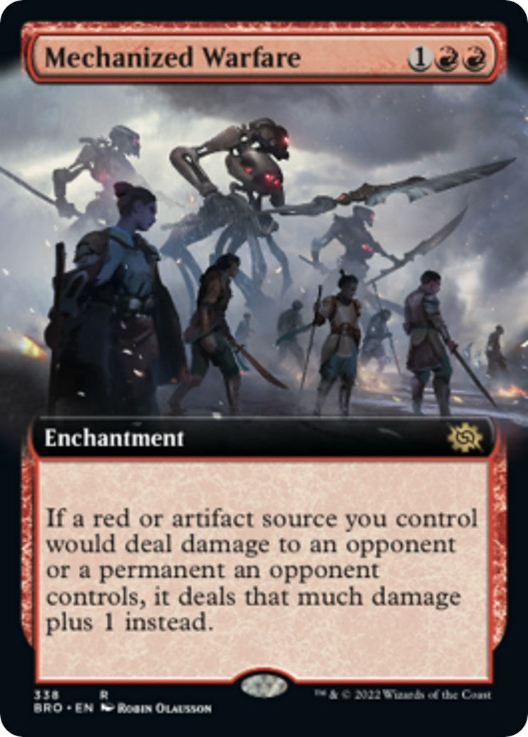 Mechanized Warfare (Extended Art) (338) [BRO] - MTG Single