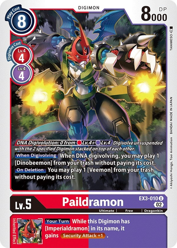 Paildramon (3010) [EX03] - Digimon Card Game Single