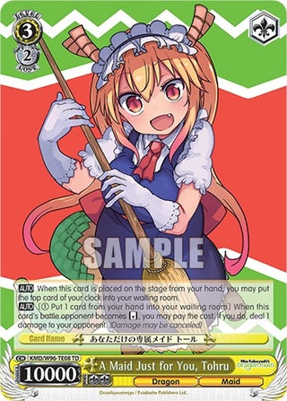 A Maid Just for You Tohru (9608) [KMD] - Weiss Schwarz Single