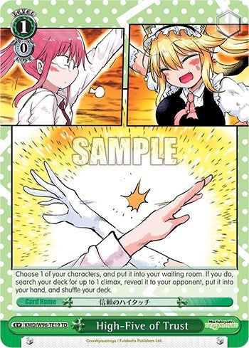 High-Five of Trust (9619) [KMD] - Weiss Schwarz Single