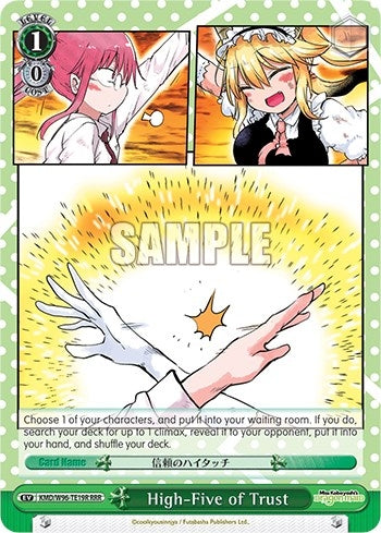 High-Five of Trust (RRR) (9619) [KMD] - Weiss Schwarz Single