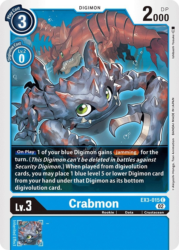 Crabmon (3015) [EX03] - Digimon Card Game Single