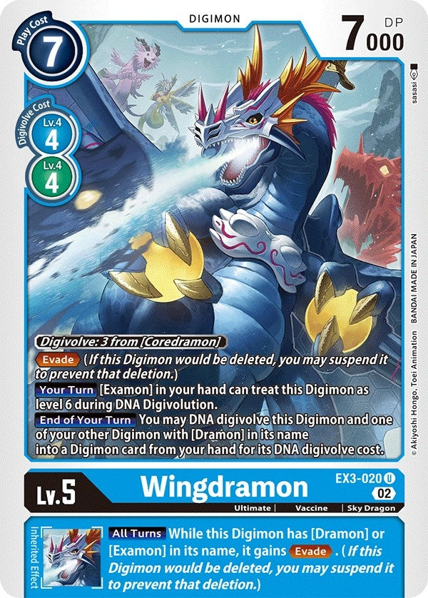 Wingdramon (3020) [EX03] - Digimon Card Game Single
