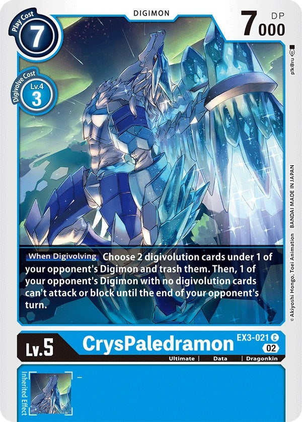 CrysPaledramon (3021) [EX03] - Digimon Card Game Single