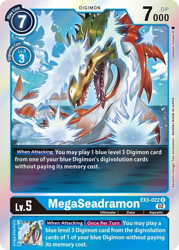 MegaSeadramon (3022) [EX03] - Digimon Card Game Single