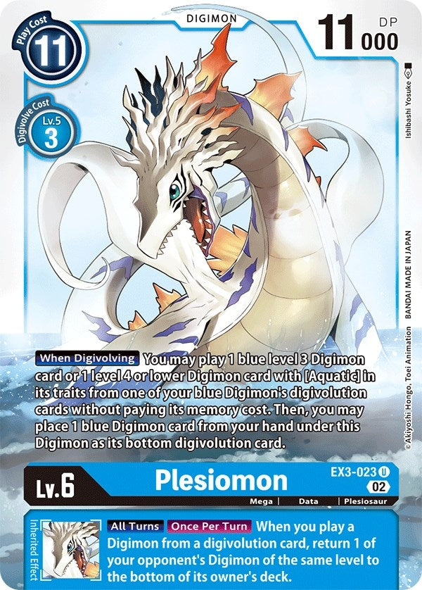 Plesiomon (3023) [EX03] - Digimon Card Game Single