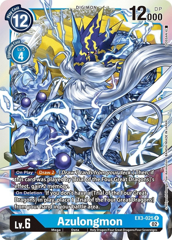 Azulongmon (3025) [EX03] - Digimon Card Game Single