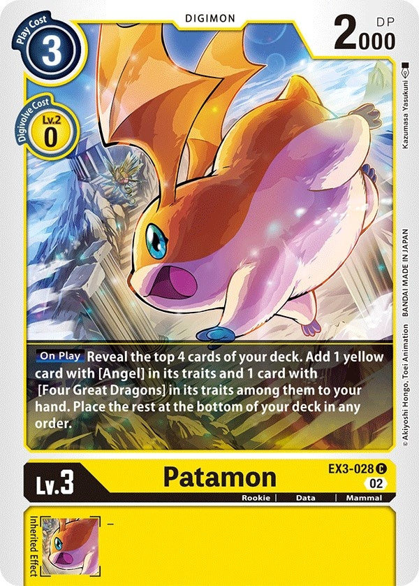 Patamon (3028) [EX03] - Digimon Card Game Single