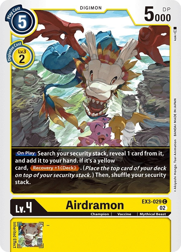 Airdramon (3029) [EX03] - Digimon Card Game Single