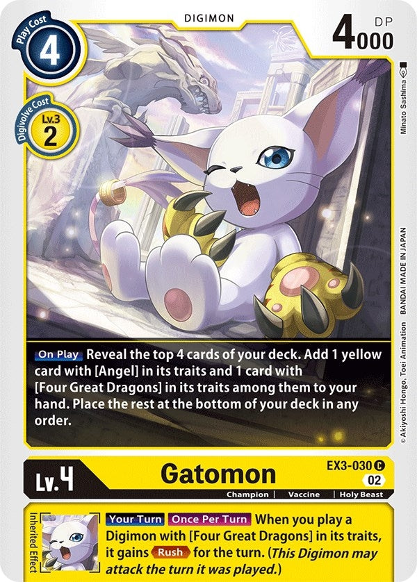 Gatomon (3030) [EX03] - Digimon Card Game Single