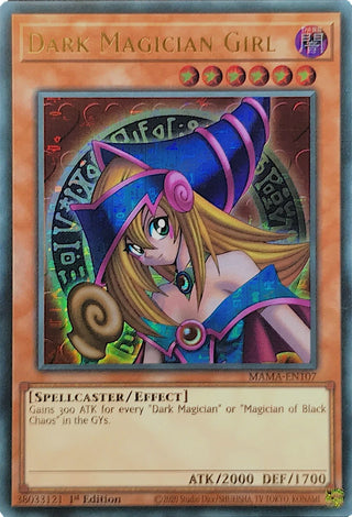 Dark Magician Girl (Ultra Pharaoh’s Rare) (107) (MAMA) - YuGiOh Single