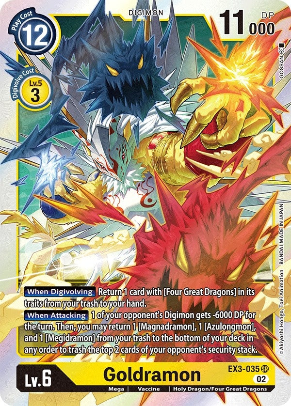 Goldramon (3035) [EX03] - Digimon Card Game Single
