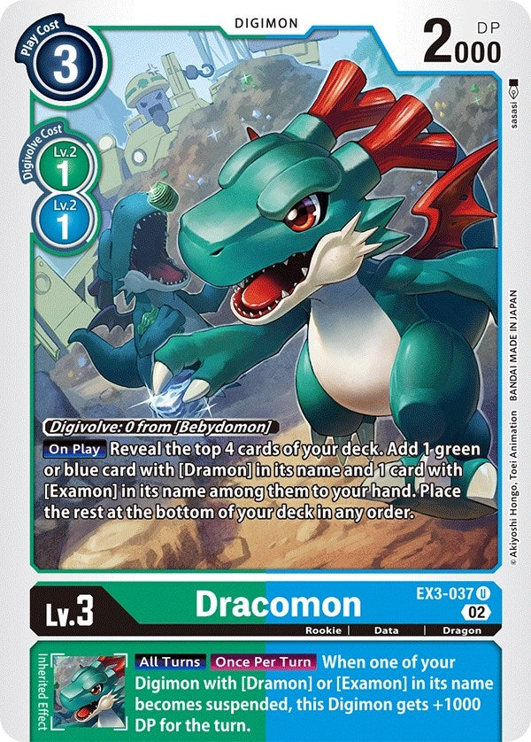 Dracomon (3037) [EX03] - Digimon Card Game Single