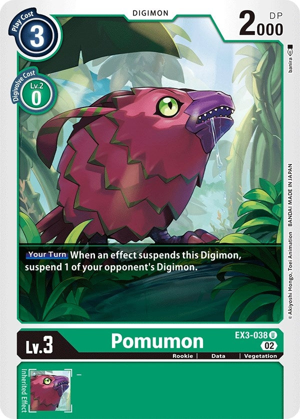 Pomumon (3038) [EX03] - Digimon Card Game Single
