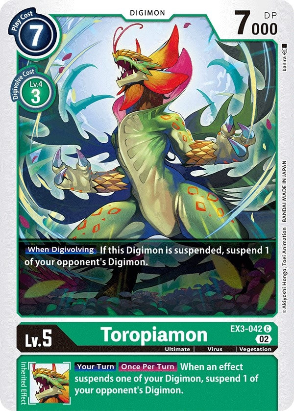 Toropiamon (3042) [EX03] - Digimon Card Game Single