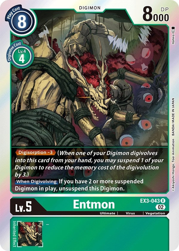 Entmon (3043) [EX03] - Digimon Card Game Single