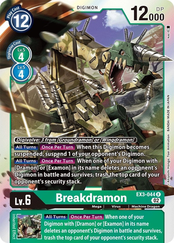 Breakdramon (3044) [EX03] - Digimon Card Game Single